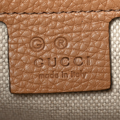 Gucci Pebbled Calfskin Medium Soho Chain Shoulder Bag Camelia 6 of 10