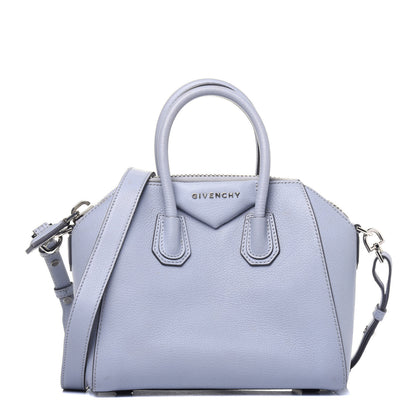 Givenchy Sugar Goatskin Mini Antigona Grey Blue 1 of 26