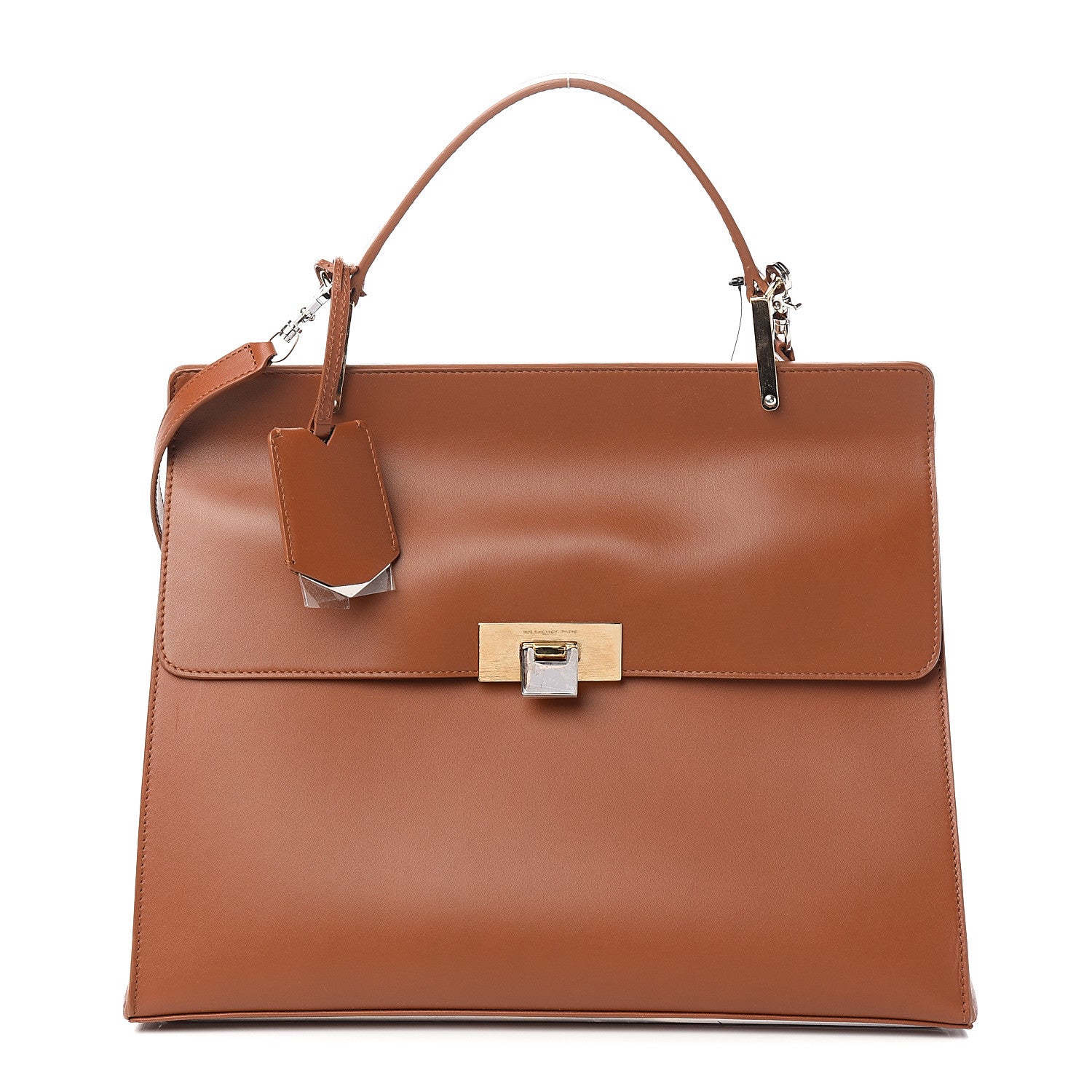 Balenciaga Veau Le Dix M Cartable Shoulder Bag Brown 1 of 9
