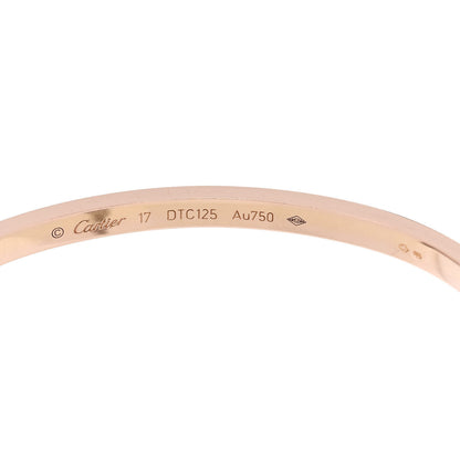 Cartier 18K Pink Gold Small LOVE Bracelet 17 4 of 4