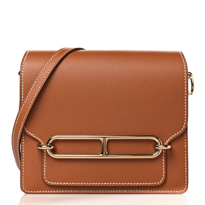 Hermes Evercolor Mini Sac Roulis Gold 1 of 10