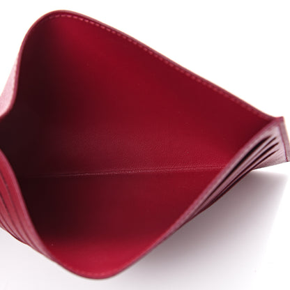 Louis Vuitton Calfskin Felicie Card Holder Insert Fuchsia 4 of 4