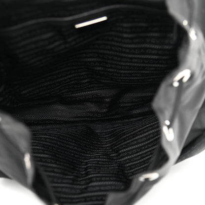 Prada Tessuto Nylon Saffiano Medium Backpack Black 5 of 10