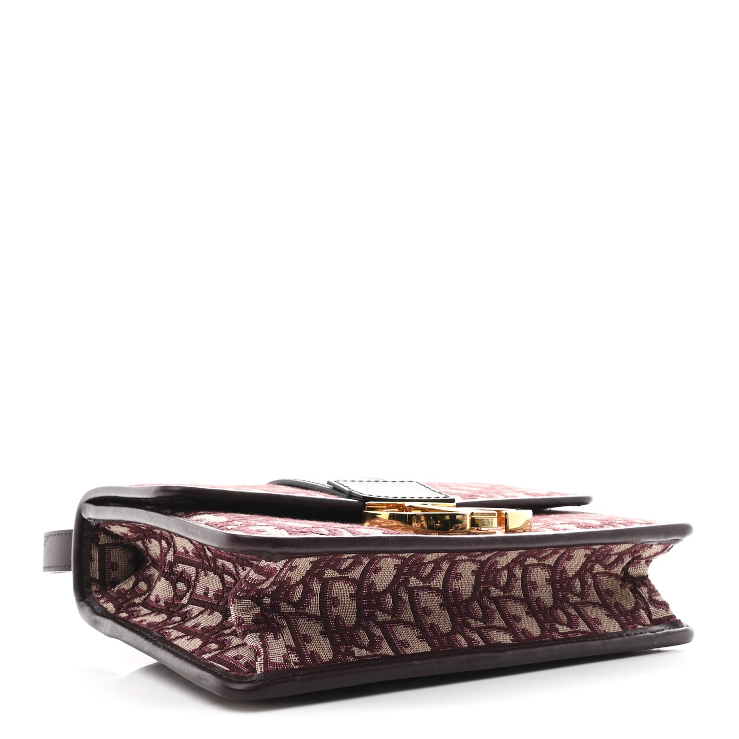 Oblique 30 Montaigne Flap Bag Burgundy