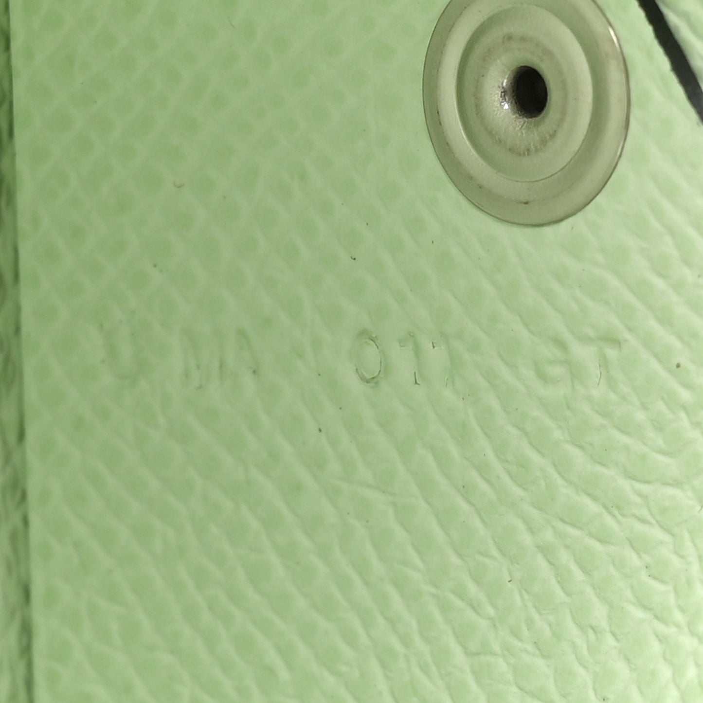 Epsom Calvi Card Case Vert Fizz