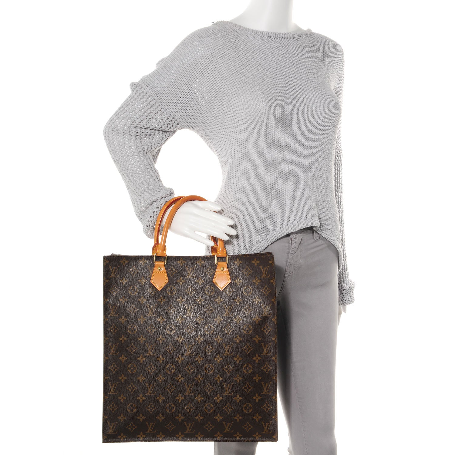 Louis Vuitton Monogram Sac Plat 2 of 7