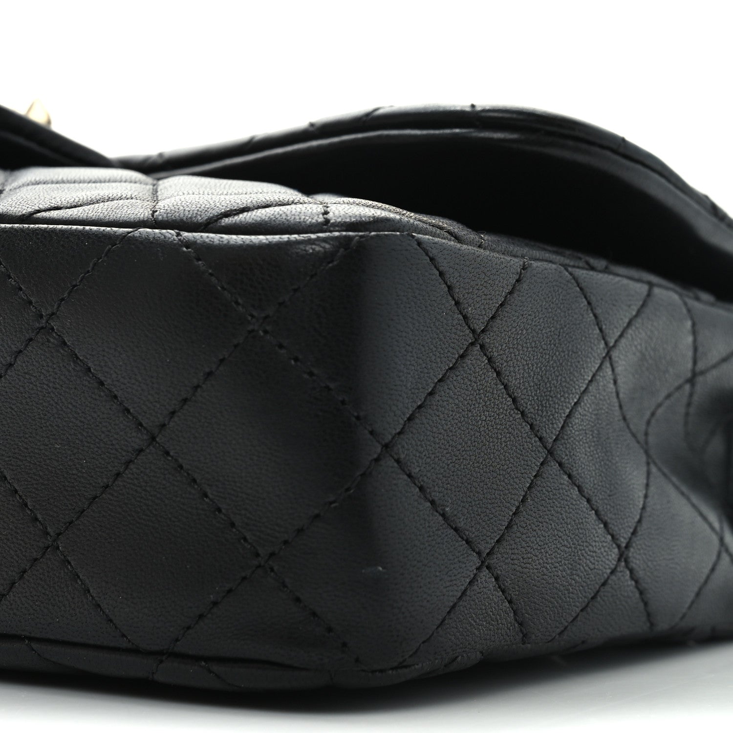Chanel Lambskin Quilted Medium Westminster Pearl Flap Black 10 of 11