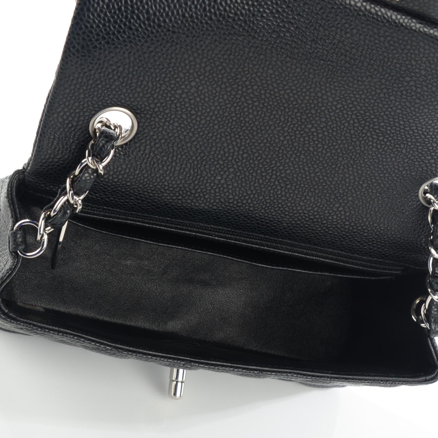Chanel Caviar Quilted Mini Rectangular Flap Black 5 of 8