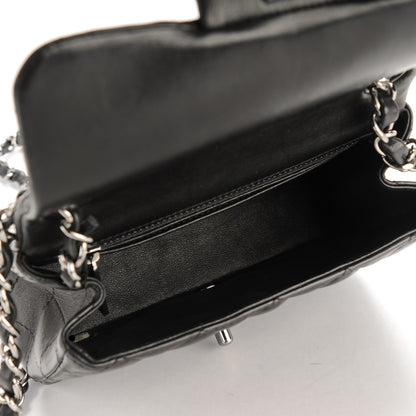 Chanel Lambskin Quilted Mini Square Flap Black 5 of 8