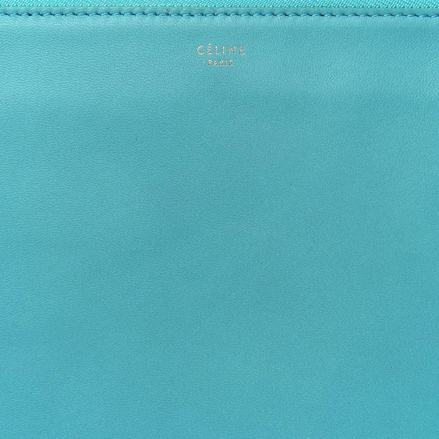Celine Lambskin Small Trio Crossbody Turquoise 8 of 10