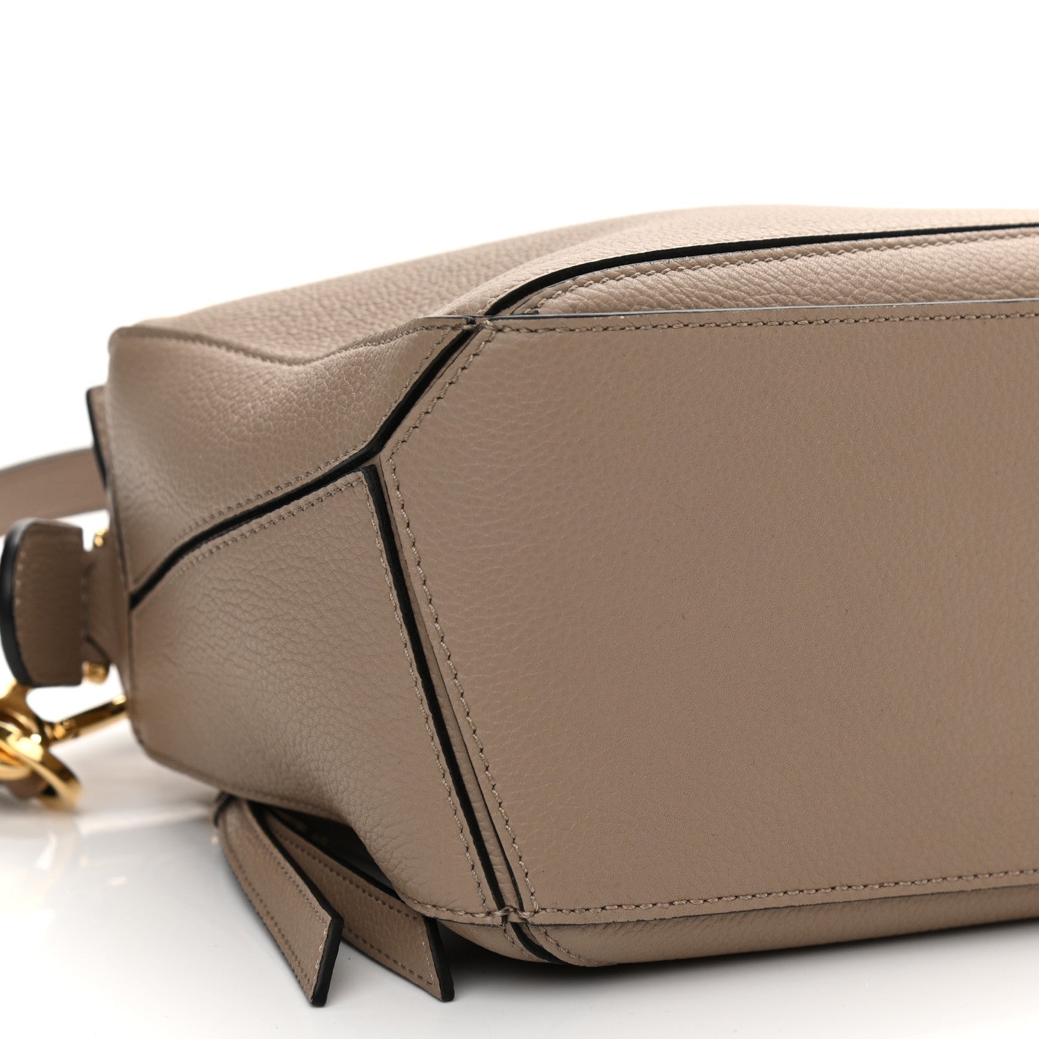 Loewe Grained Calfskin Small Puzzle Bag Sand 10 of 12