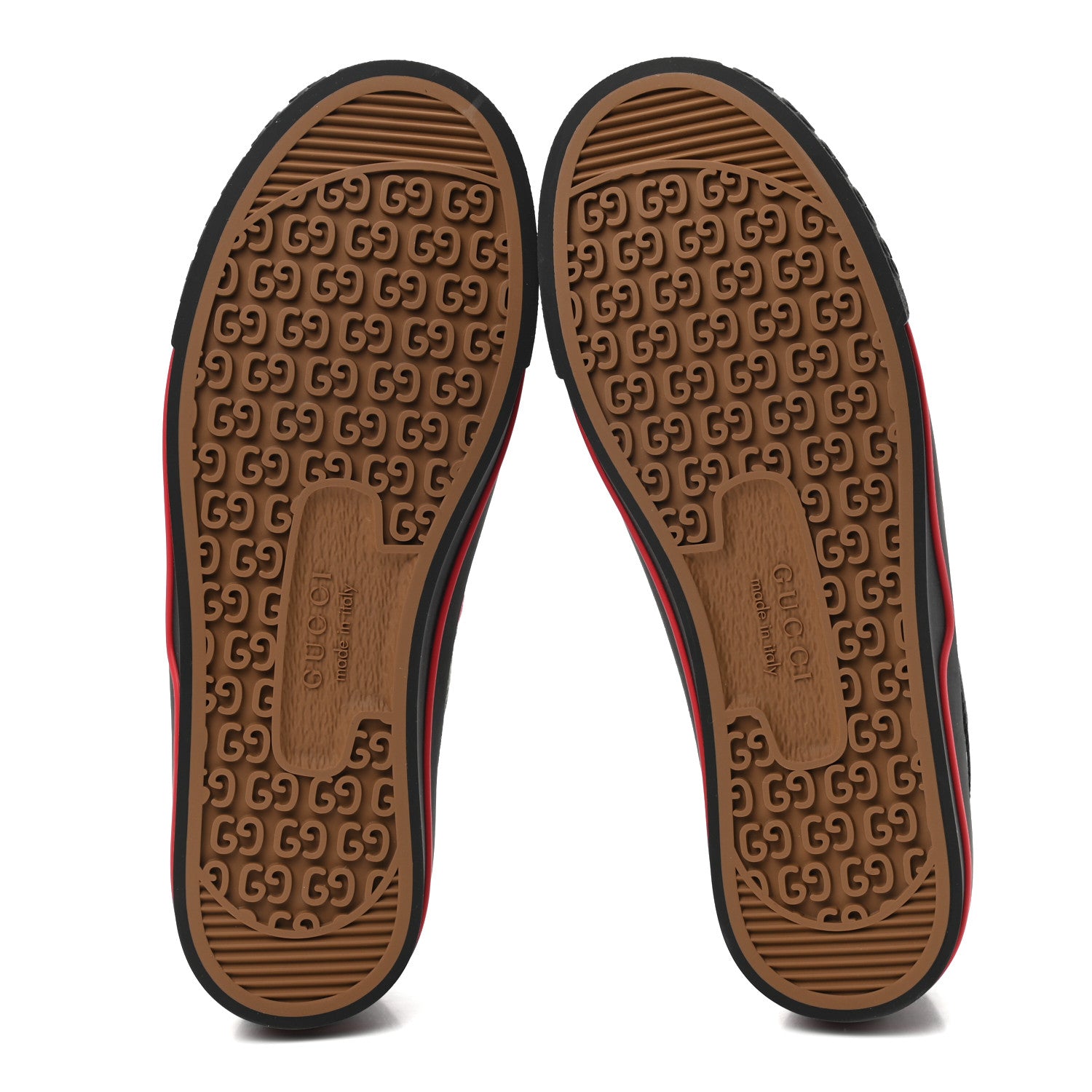 Gucci Econyl Nylon Web Monogram Off The Grid Womens 1977 Tennis Sneakers 38.5 Black 5 of 7
