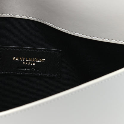Saint Laurent Smooth Shiny Calfskin Uptown Pouch Crema Soft 6 of 7