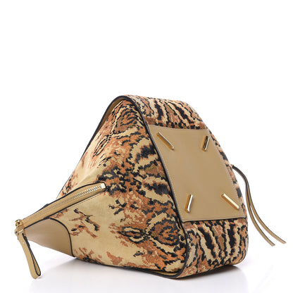 Loewe Suede Tapestry Small Hammock Shoulder Bag Multicolor 4 of 9