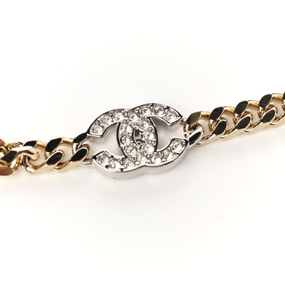 Chanel Crystal CC Chain Links Belt Gold Silver 3 of 5