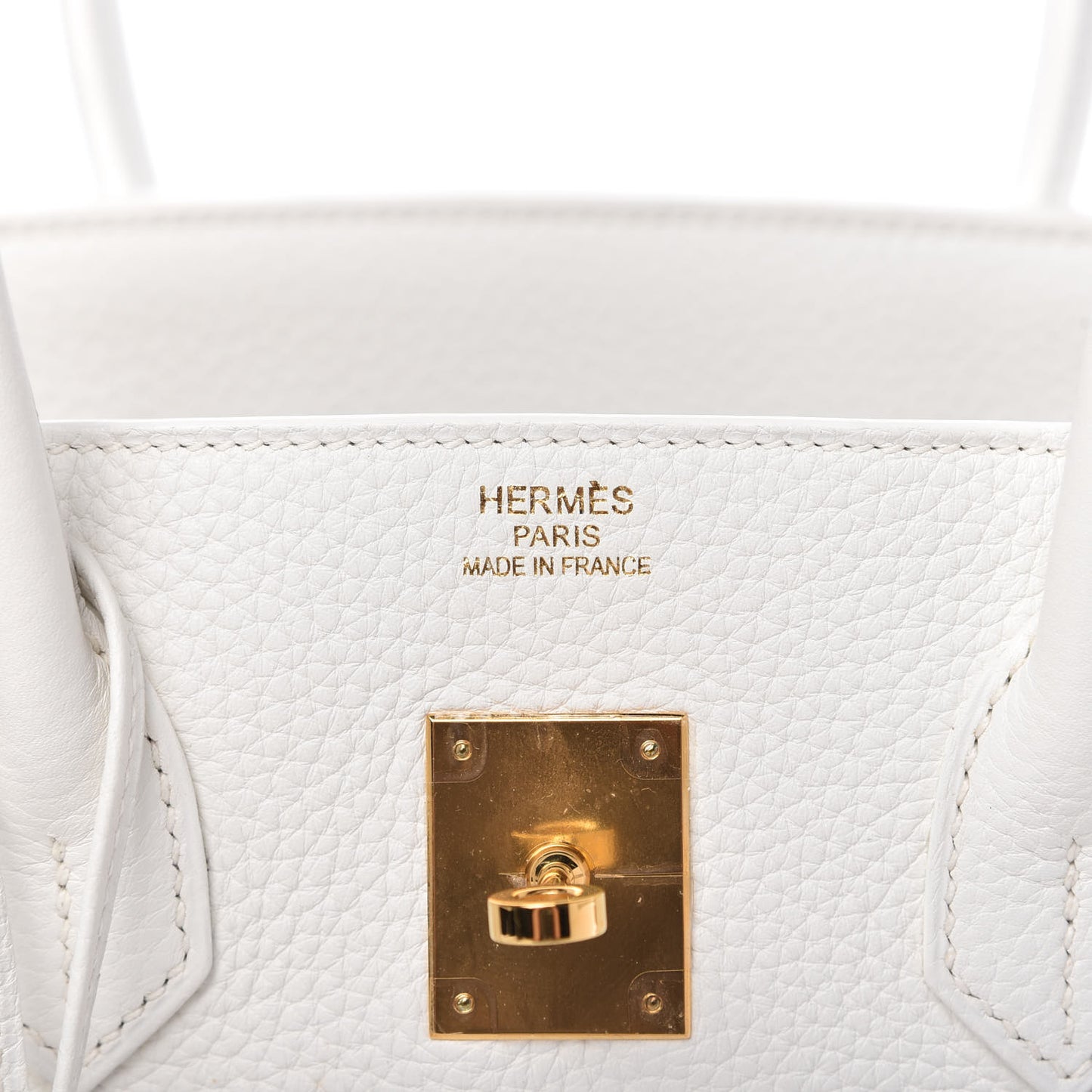 Taurillon Clemence Birkin 35 White