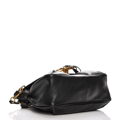 Chloe Lambskin Small Lexa Shoulder Bag Black 5 of 9