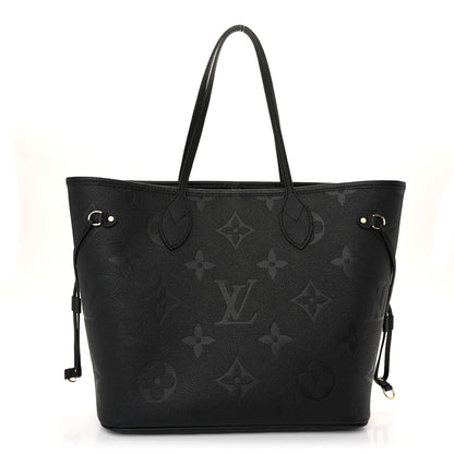 Louis Vuitton Empreinte Monogram Giant Neverfull MM Black 1 of 10