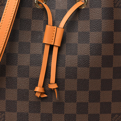 Louis Vuitton Damier Ebene Neonoe MM Safran 8 of 10