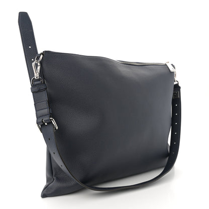 Fendi Vitello Cher Logo Embossed After Messenger Bag Dark Blue 3 of 12