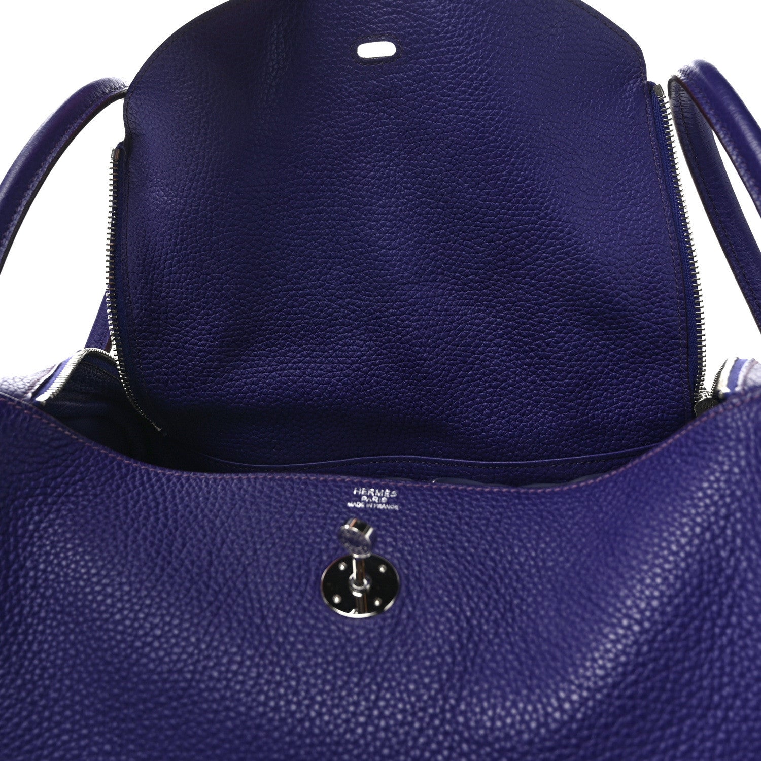 Hermes Taurillon Clemence Lindy 34 Iris 16 of 16