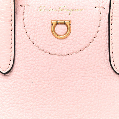 Salvatore Ferragamo Tumbled Calfskin Gancini Mini Bag Pink 8 of 10