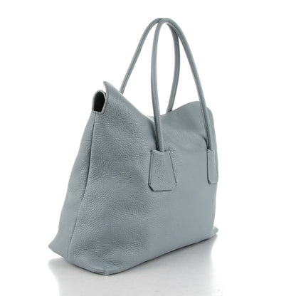 Burberry London Grainy Calfskin Medium Baynard Tote Storm Grey 2 of 7