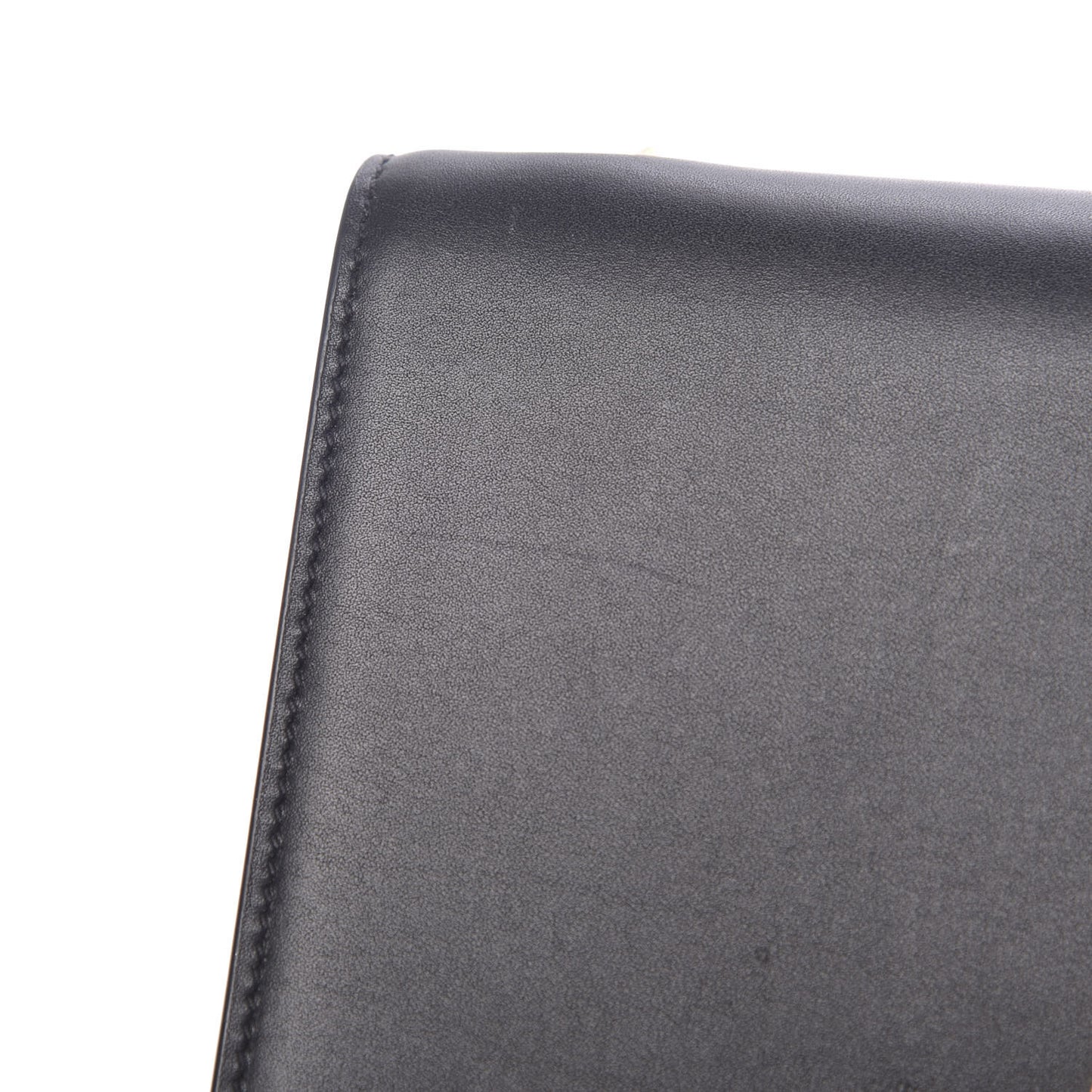 Calfskin Small Classic Monogram Kate Tassel Satchel Black