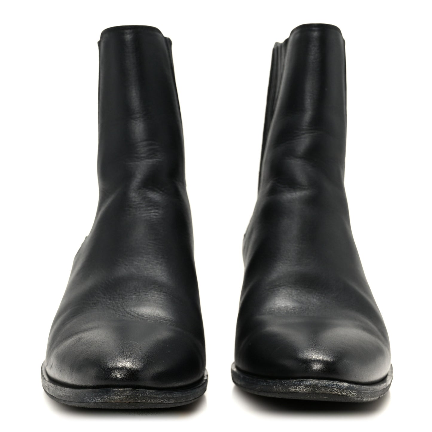 Calfskin Brit Souple Ankle Boots 38 Black