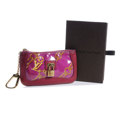 Louis Vuitton Monogram Charms Key Pouch Fuchsia 6 of 8