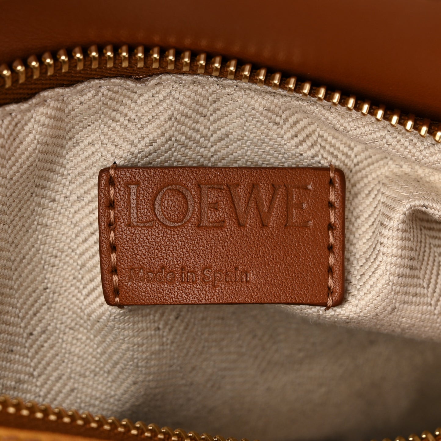 Calfskin Paula's Ibiza Degrade Small Puzzle Edge Bag Tan Lemon