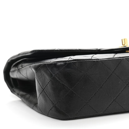 Chanel Lambskin Quilted Medium Double Flap Black 11 of 14
