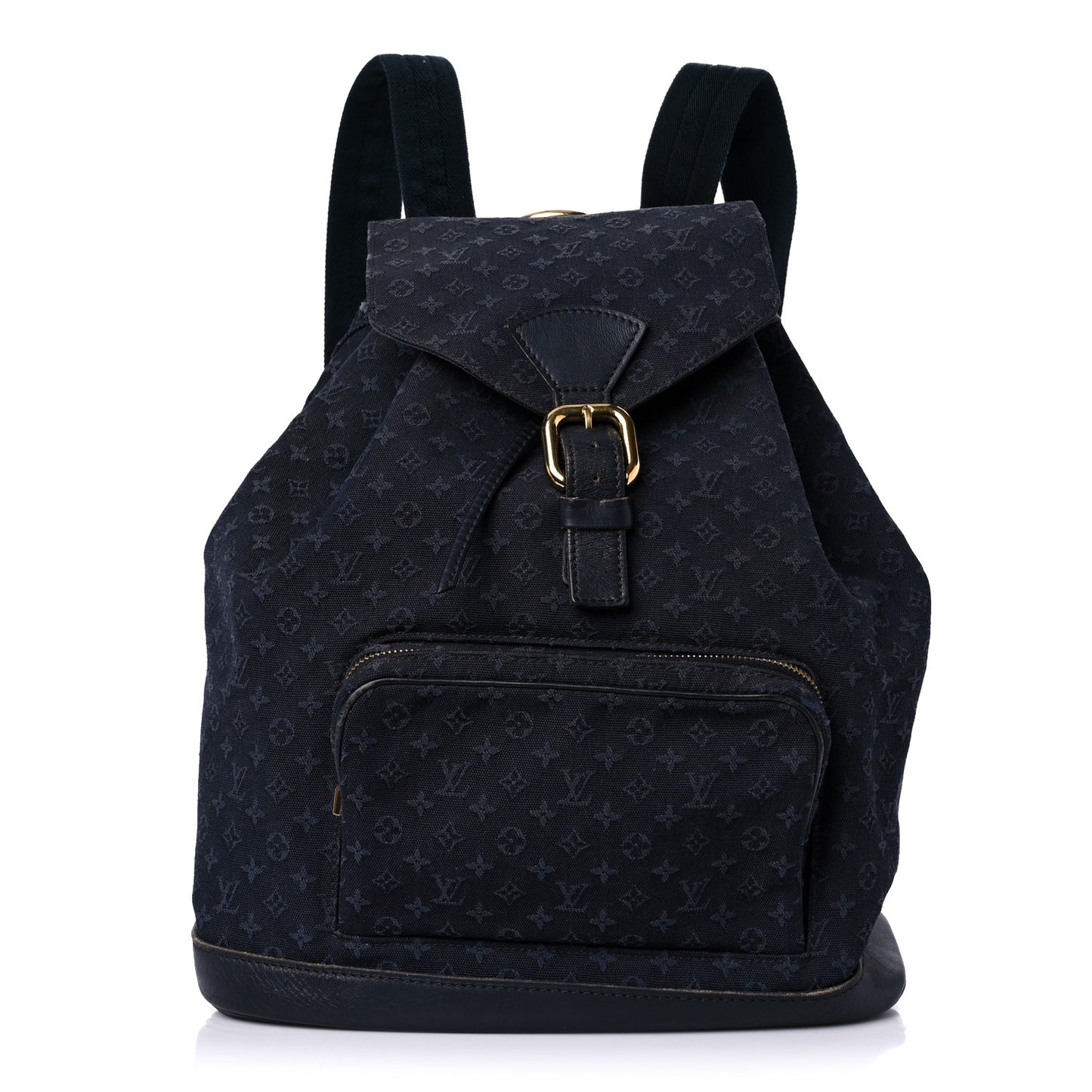 Mini Monogram Montsouris GM Backpack Blue