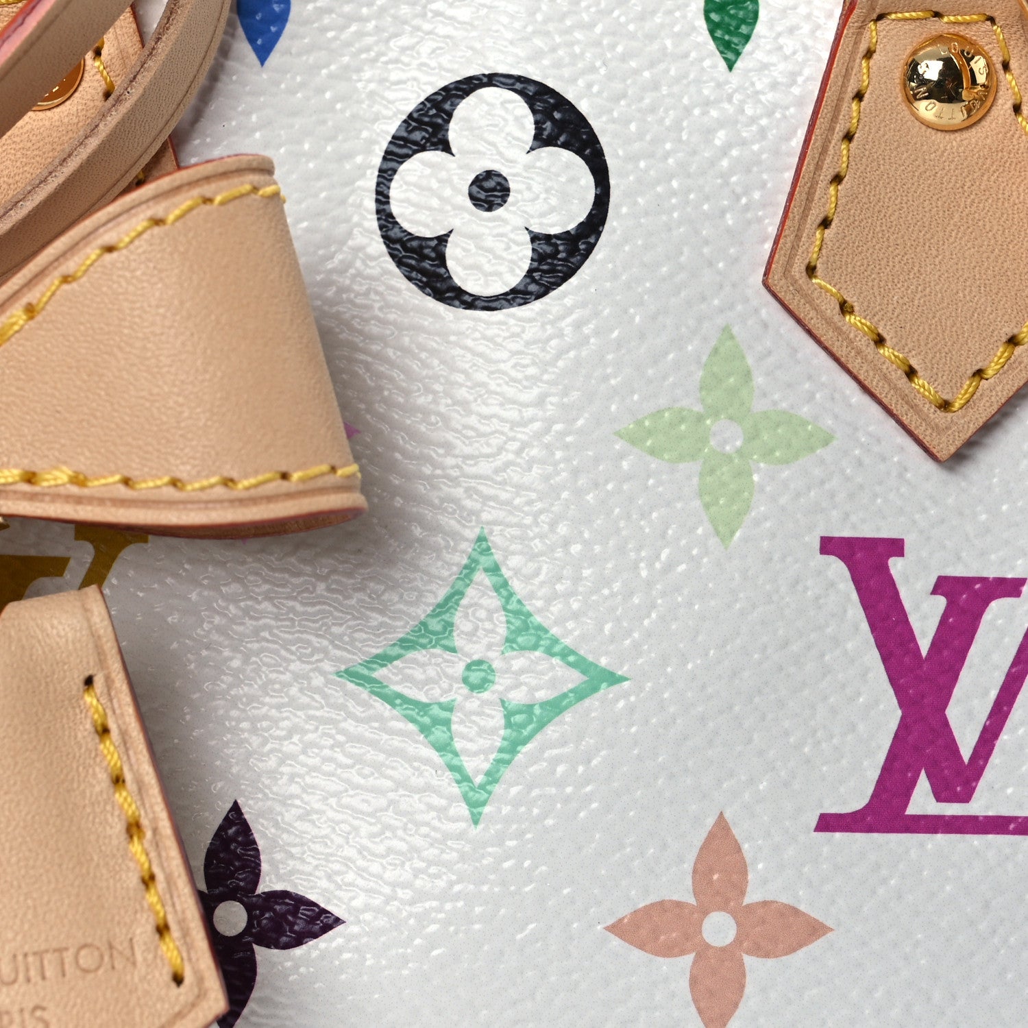 Louis Vuitton LV X TM Monogram Multicolor Nano Speedy White