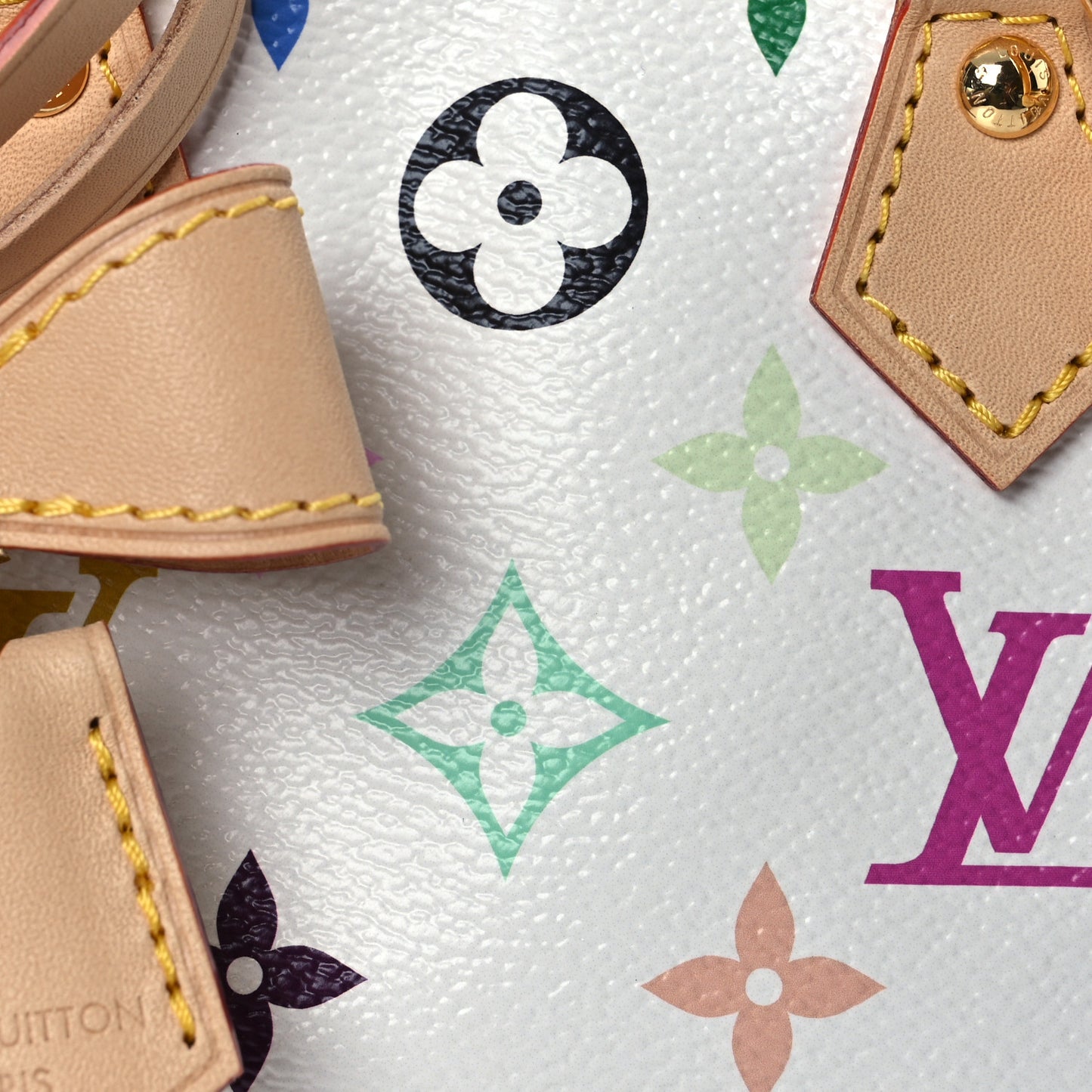 LV X TM Monogram Multicolor Nano Speedy White