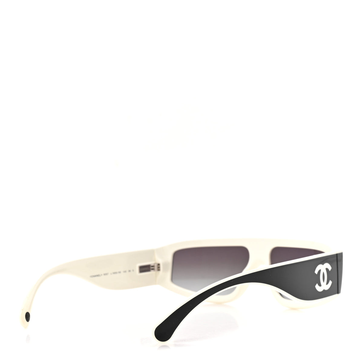Acetate Cat Eye Sunglasses 6057 Black White