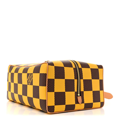 Louis Vuitton Damier Pop Shoes Bag Yellow 4 of 11
