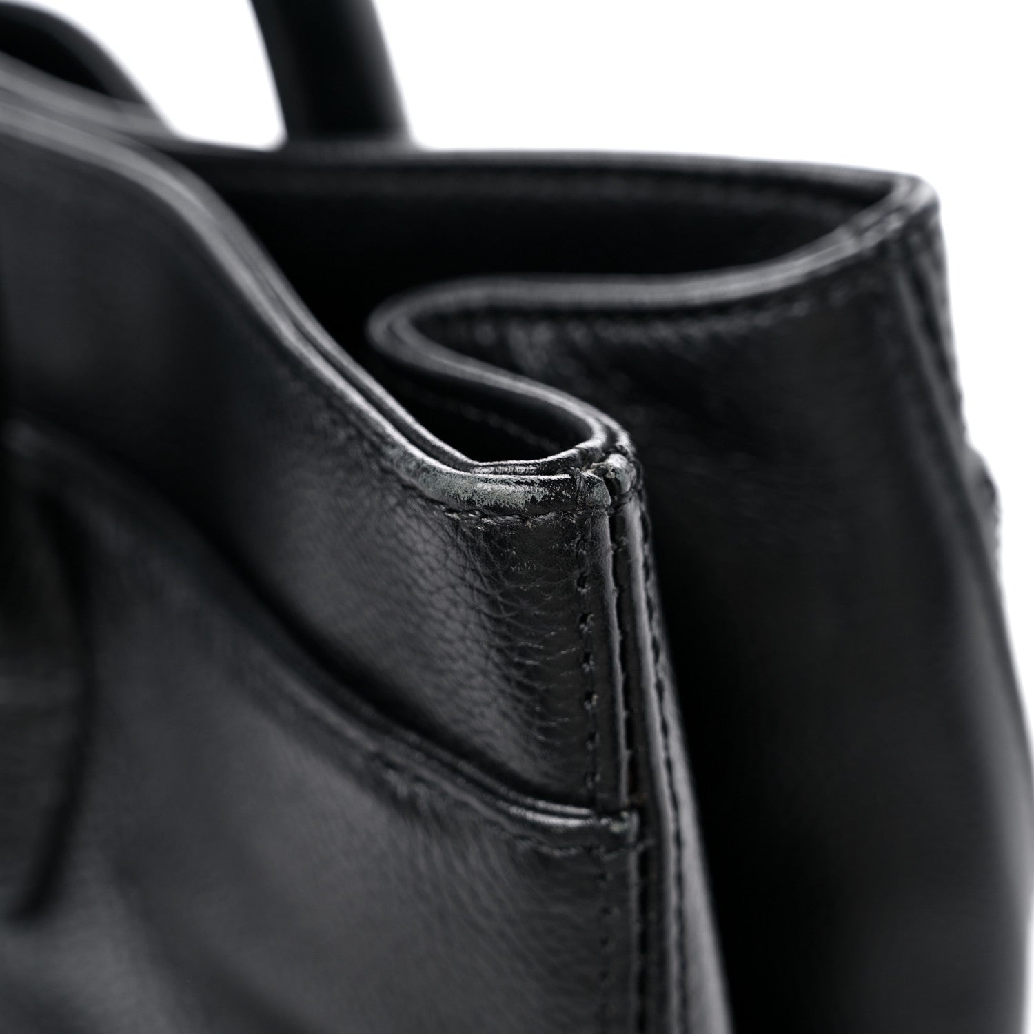 Chanel Calfskin Mademoiselle Lock Cerf Shopper Tote Black 15 of 15