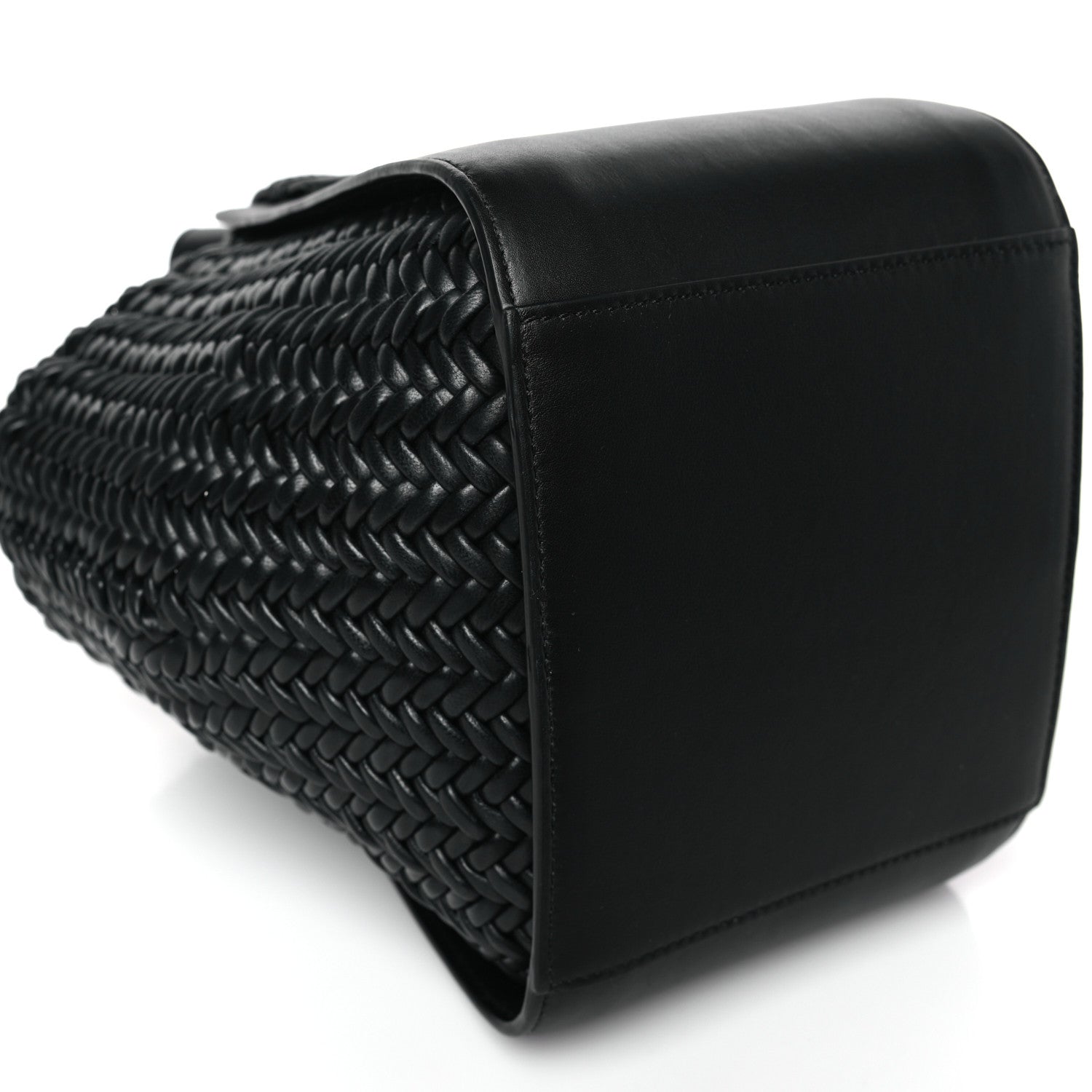 Loewe Soft Grained Calfskin Compact Hammock Shoulder Bag Black 8 of 9