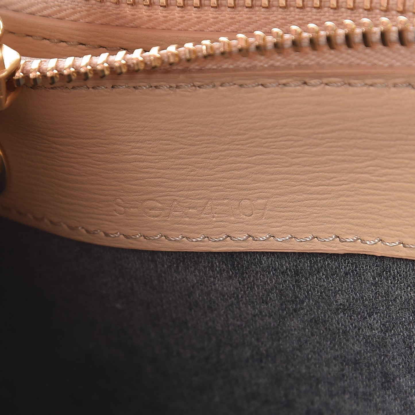 Liege Calfskin Large Trio Crossbody Bag Nude