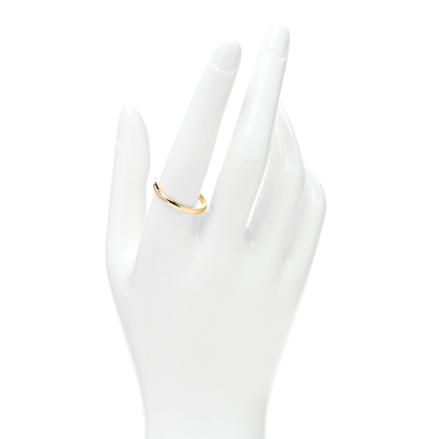 18K Yellow Gold 2.5mm 1895 Wedding Band Ring 62 10