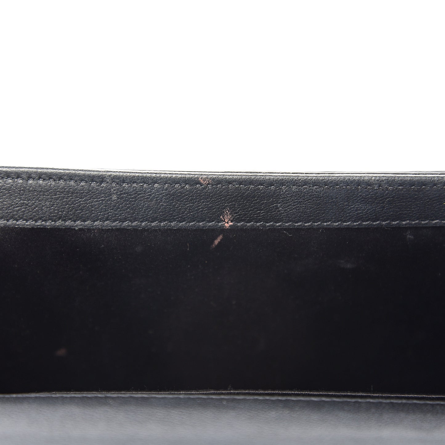 Calfskin Monogram Large Belle De Jour Clutch Black