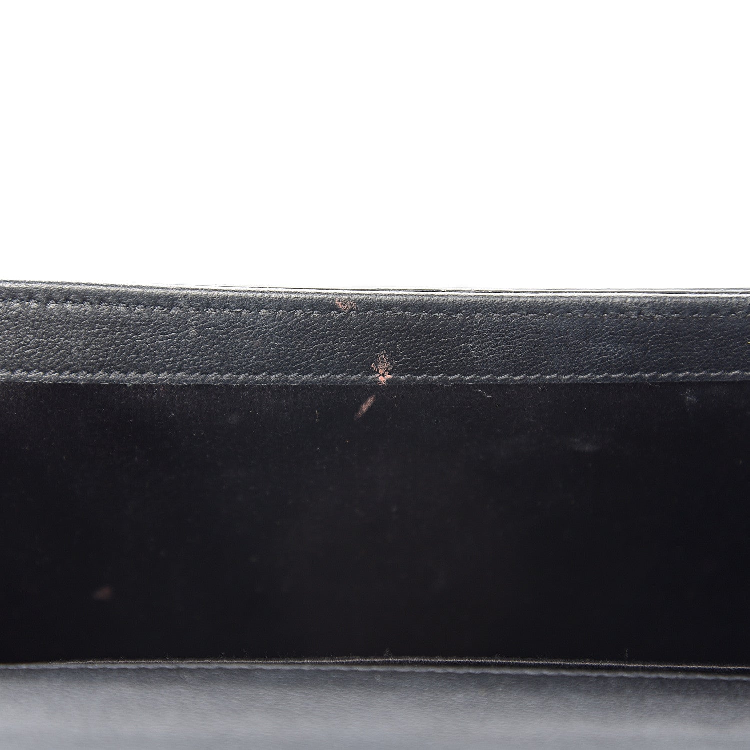 Saint Laurent Calfskin Monogram Large Belle De Jour Clutch Black 8 of 9