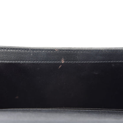 Saint Laurent Calfskin Monogram Large Belle De Jour Clutch Black 8 of 9