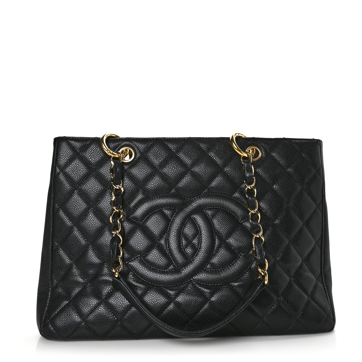 Chanel Caviar Quilted Grand Shopping Tote GST Black 1 of 11
