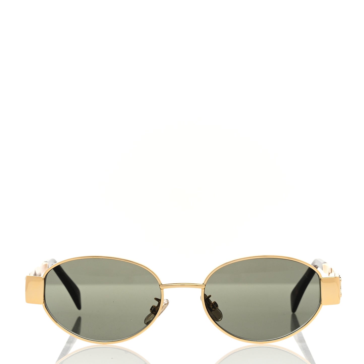 Metal Triomphe 01 Sunglasses CL40235U Gold Green
