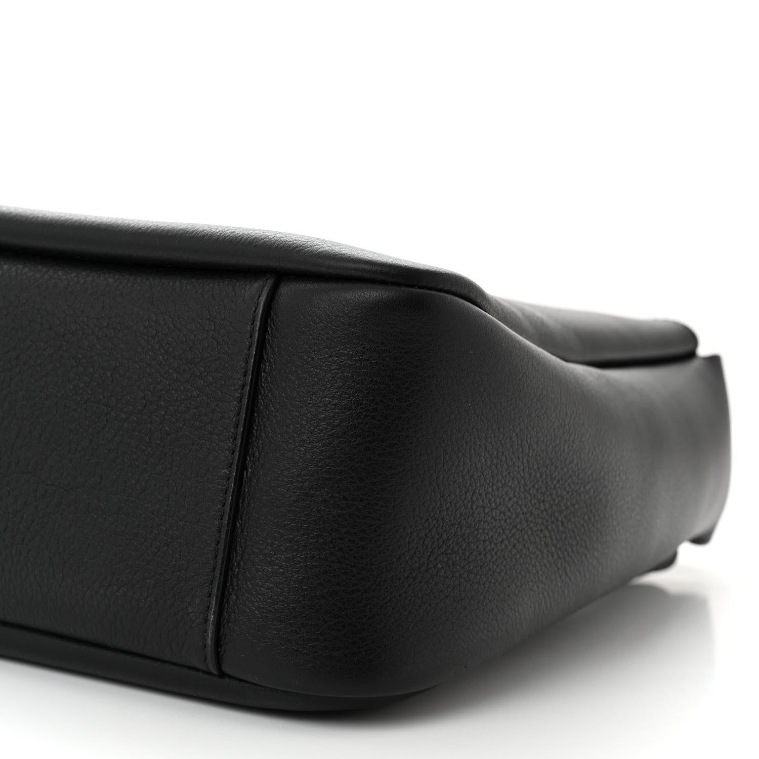 Saint Laurent Smooth Calfskin Small Le 5 A 7 Soft Hobo Black 10 of 10