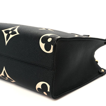Louis Vuitton Empreinte Monogram Giant Onthego PM Black Beige 9 of 9
