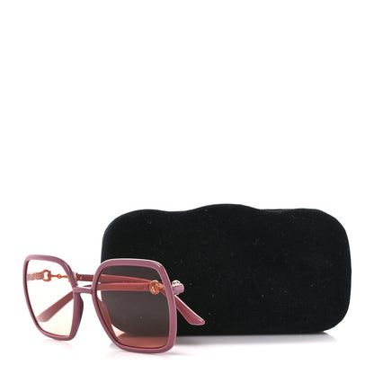 Gucci Horsebit Square Frame Sunglasses GG0890S Pink 8 of 8