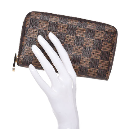 Louis Vuitton Damier Ebene Zippy Compact Wallet 2 of 8